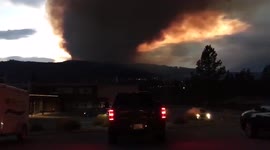 Evacuation orders issued as wildfire burns 200 hectares in British Columbia, Canada