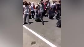Afghans flee Kabul with suitcases as Taliban takes control