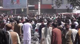 Gunshots heard as thousands rush towards Kabul airport to flee Afghanistan