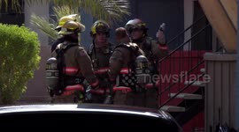 Apartment Fire on 1900 Block of E. Tropicana in Las Vegas