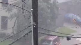 US: Thunderstorm Brings Heavy Rain Causing Flooding In Houston 2