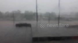 Jamaica: Tropical Storm Grace Moves Through The Caribbean With Strong Rain