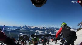 'MEGAVALANCHE Race 2021 - MTB Rider CRASHES HARD After Making it to Top 20'