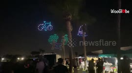 'Enchanting Drone Show Lights Up the Night Sky in St. Petersburg, Florida'