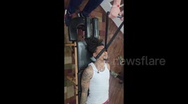 Chiropractor's 'soul-snatching' Y-strap is either extremely satisfying or can go hilariously wrong