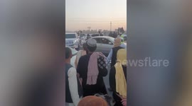 Taliban war lord welcomed by locals in Kandahar after arriving from Doha, Qatar