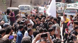 Police used tear gas and pellets to disperse a Muslim gathering in Kashmir