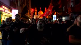 Ashura procession In Istanbul