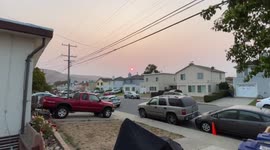US: Smoke From Wildfires In California Brings Layer Of Haze Over Bay Area