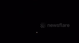 Strange lights in the sky over Thailand, is it the International Space Station or a UFO ?