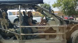 Denver car is Mad to Max and giving off strong apocalyptic vibes
