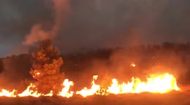 Greece: Wildfire Rages For Third Day In Vilia Area Outside Athens 2