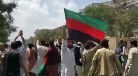 Kabul locals wave Afghan flags as they celebrate country's independence day amid Taliban's takeover