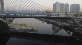 Footbridge At Santo Amaro Do Metrô Station Falls And Leaves Two Injured In São Paulo, Brazil