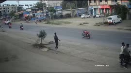 India motor mysteries: Spooky bike travels without a rider, and SUV rams pharmacy