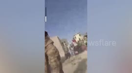 Afghan security forces fire warning shots at Kabul airport