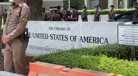 Thai protesters converge on U.S. embassy to submit letter criticising government