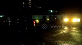 Ceiling Collapses After The Explosion in Margo City Mall, Indonesia
