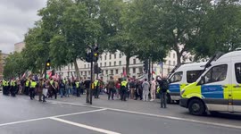 Protest in support of Afghanistan in London, UK