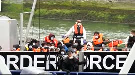 Record 800 migrants intercepted crossing English Channel
