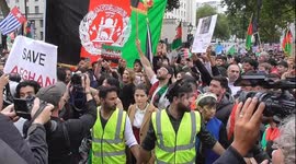 London protests: thousands  descend upon Parliament Square as Afghanistan gripped by fear