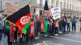 UK: Thousands Join Protest To Show Solidarity With Afghans In London
