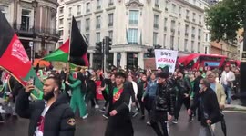 UK: Thousands Join Protest To Show Solidarity With Afghans In London 2