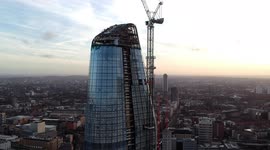 One Blackfriars Construction Aerial Footage (Drone Footage 1080p)