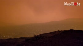'Sky Turns Apocalyptic Orange in Vernon, B.C Amid White Rock Lake Fire '