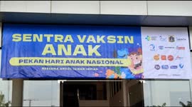 Covid-19 Vaccination for kids in Ancol, Jakarta, Indonesia