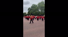 UK: Changing Of The Guard Of Buckingham Palace Returns For The First Time In 17 Months