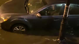 Tropical Storm Henri hits Hoboken, New Jersey with flash flooding