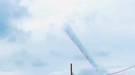Japan: Blue Impulse Flyover Ahead Of Tokyo Paralympic Games Opening 2