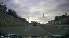 Driver cuts across 2 lanes in front of me, making me slam on my brakes and only just missed him