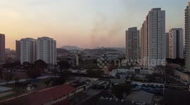 Dry air and low air humidity in São Paulo, Brazil