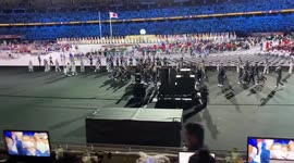 Tokyo Paralympic athletes enter stadium as opening ceremony begins