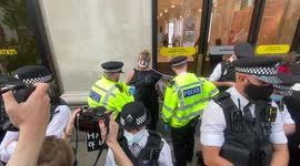 Extinction Rebellion activists targeted Selfridge in London’s Oxford Street