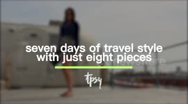 How You Can Look Your Best for 7 Days of Travel with Just 8 Pieces of Clothes!