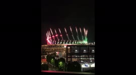 Fireworks illumiinate Tokyo skies as Paralympics begiin