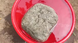 Floating stones were seen in temple water tank and handed it over to a museum in South India