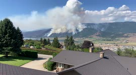 British Columbia (BC) Forest Fires: Vernon, North Okanogan, White Rock Lake fire