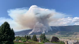 British Columbia (BC), Forest fires: Vernon, North Okanogan, white Rock lake fire