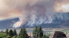 British Columbia (BC), Forest fires: Vernon, North Okanogan, white Rock lake fire