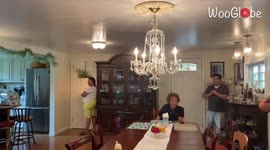 'Birthday Cake Fail | Aunt Lets Go of Nephew's Birthday Cake in Excitement'