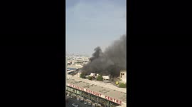 Firefighters continue to tackle fire in Dubai residential area