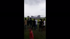Air Force's Chinook helicopter made emergency landing in Buxar due to technical reasons, the accident was averted
