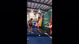 Kids Getting Hurt - Gymnastics Handstand Attempt Fail