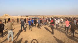 20 Palestinian demonstrators reportedly injured by Israeli army fire