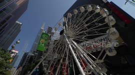 Times Square Ferris wheel opens today, offering sky-high views of New York City landmark