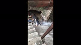 Casas de Caracas se caen por las lluvias Venezuela